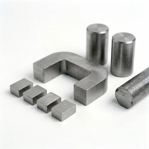 Machined low-carbon steel pole pieces and return path components for EPM assemblies